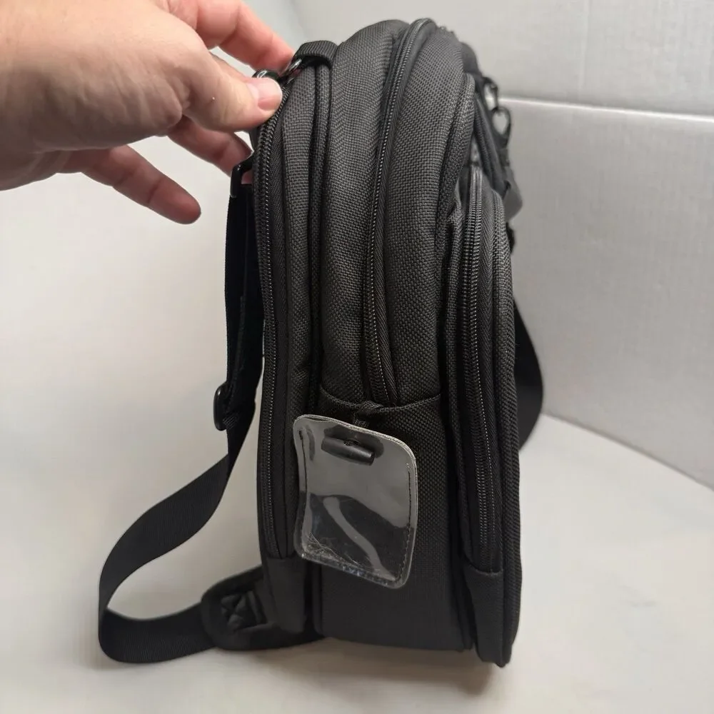 CODi Professional Laptop Messenger Bag Black Business Shoulder Crossbody 15
